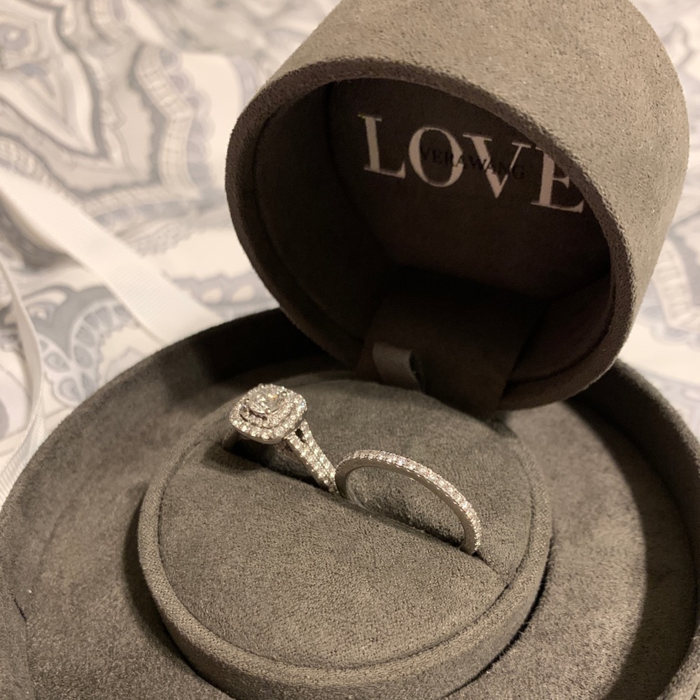 Vera Wang wedding band & engagement ring